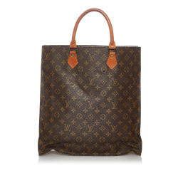 Louis Vuitton B Louis Vuitton Brown Monogram Canvas Canvas Monogram Sac Plat France