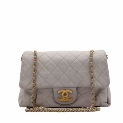 Chanel Classic Flap White Lambskin Leather