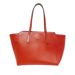 Gucci AB Gucci Red Leather Leather Swing Italy