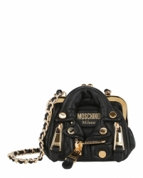 Moschino Mini Biker Jacket Crossbody Bag