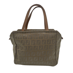 Fendi Beige Canvas Fendi Handbag