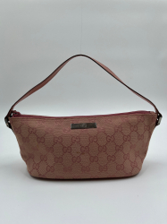 Gucci Red Canvas Gucci Boat Pochette