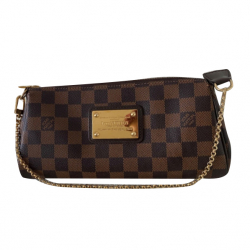 Louis Vuitton Eva Clutch in ebony checkerboard