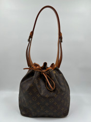 Louis Vuitton Monogram Coated Canvas Louis Vuitton Petit Noe