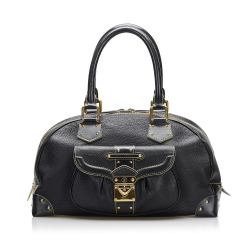 Louis Vuitton B Louis Vuitton Black Calf Leather Suhali le Superbe France