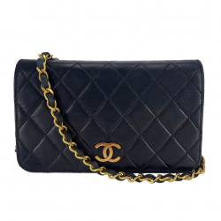 Chanel Black Lambskin Wallet on Chain