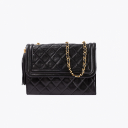 Chanel Quilted Tassel Flap Bag