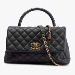 Chanel Medium Caviar Coco Handle Bag