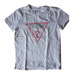 Guess T-shirt blanc avec logo