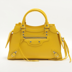 Balenciaga Neo Classic City Medium Leather Yellow Bag