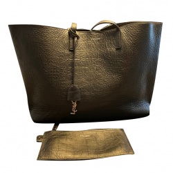 Yves Saint Laurent Leather shoping tote