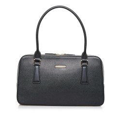 Burberry AB Burberry Black Calf Leather Handbag United Kingdom