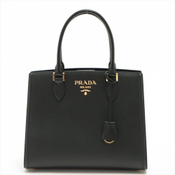 Prada Saffiano Leather Black Handbag