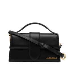 Jacquemus AB Jacquemus Black Calf Leather Grand Le Bambino Italy