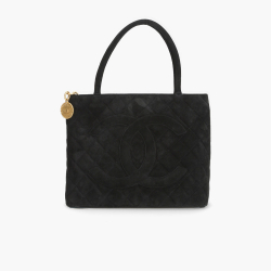 Chanel Suede Medallion Tote