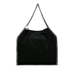 Stella McCartney AB Stella McCartney Black Polyester Fabric Falabella Tote Italy