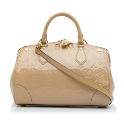 Louis Vuitton AB Louis Vuitton Brown Beige Vernis Leather Leather Monogram Vernis Santa Monica France