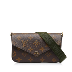 Louis Vuitton A Louis Vuitton Brown Monogram Canvas Canvas Monogram Felicie Strap And Go France