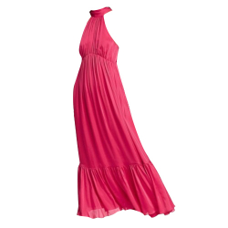 Zimmermann Silk halter pink dress