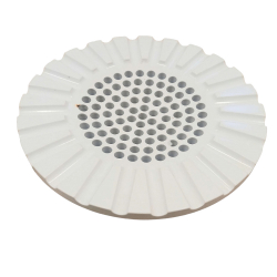 Kartell White 4638 ashtray by Anna Castelli Ferrieri for Kartell, 1970