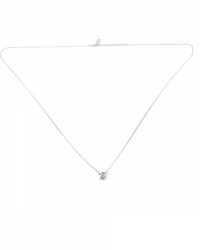 Saint Laurent Twist Silver Necklace