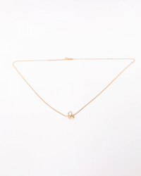 Saint Laurent Monogram Twist Necklace