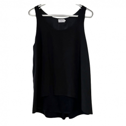 FRAME Doubled Silk Tank Top