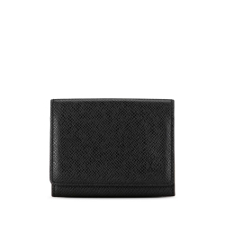 Louis Vuitton AB Louis Vuitton Black Taiga Leather Leather Taiga Business Card Holder Spain