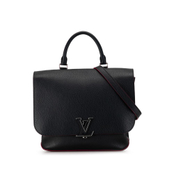 Louis Vuitton B Louis Vuitton Black Calf Leather Taurillon Volta France