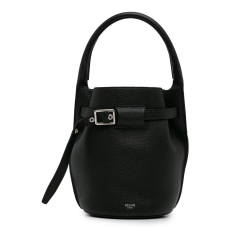 Celine AB Celine Black Calf Leather Nano Big Bucket Bag Italy