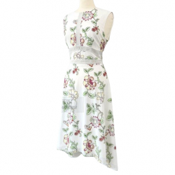 Ted Backer Midi dress with crochet and flowers