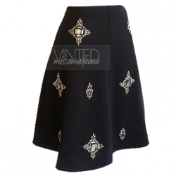 Ted Backer Black skirt with ornaments and stones