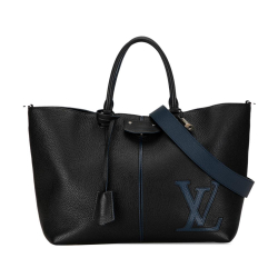 Louis Vuitton B Louis Vuitton Black Calf Leather Taurillon Pernelle France