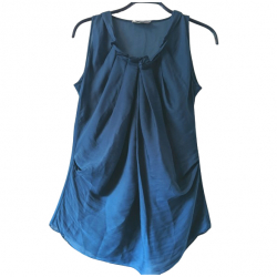 Vanessa Bruno Soft, lightweight blue top 34-36