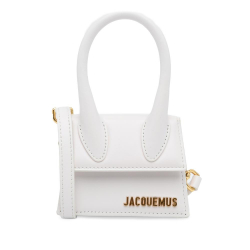 Jacquemus AB Jacquemus White Calf Leather Le Chiquito Mini Bag Italy