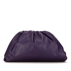 Bottega Veneta AB Bottega Veneta Purple Calf Leather The Pouch Italy