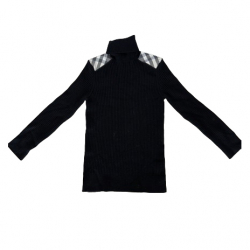Burberry Burbery Black Roll neck sweater