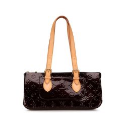 Louis Vuitton AB Louis Vuitton Purple with Brown Vernis Leather Leather Monogram Vernis Rosewood Avenue France