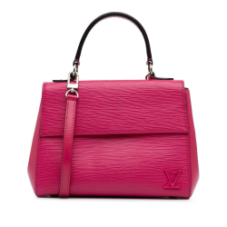 Louis Vuitton B Louis Vuitton Pink Hot Pink Epi Leather Leather Epi Cluny BB Spain