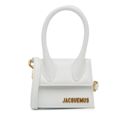 Jacquemus AB Jacquemus White Calf Leather Mini Le Chiquito Italy