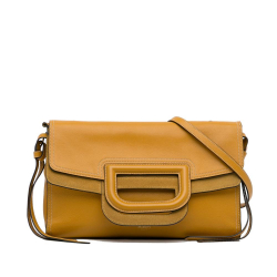 Mulberry AB Mulberry Yellow Calf Leather Brimley Envelope Crossbody Bag United Kingdom