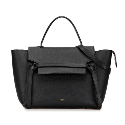 Celine B Celine Black Calf Leather Mini Belt Bag Italy