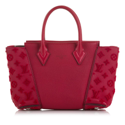 Louis Vuitton B Louis Vuitton Red Calf Leather Veau Cachemire W Tote BB France