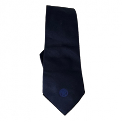 Versace Couture collection Textured silk blumarine tie