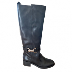 Aigner Schwarze hohe Stiefel