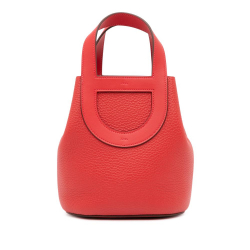 Hermès AB Hermès Red Calf Leather Clemence & Swift In The Loop 18 France