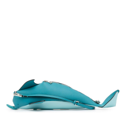 Loewe AB LOEWE Blue Calf Leather Dolphin Crossbody Spain