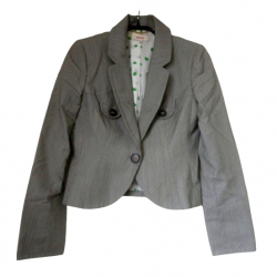 Kenzo Elégante et originale petite veste finement rayée M