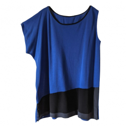 Comptoir Des Cotonniers Shirt asymétrique bicolore L-XL