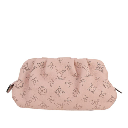 Louis Vuitton A Louis Vuitton Pink Light Pink Calf Leather Monogram Scala Mini Pouch France